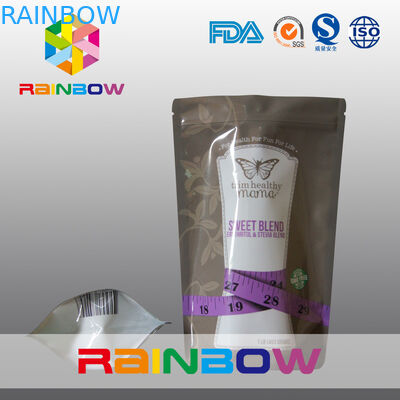 La tirette 150g réutilisable de catégorie comestible tiennent des poches pour la poudre d'énergie