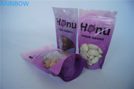 Des sacs de dessus de tirette épicez petit papier d'aluminium zip-lock de THC/CBD pour la saveur différente de fruit