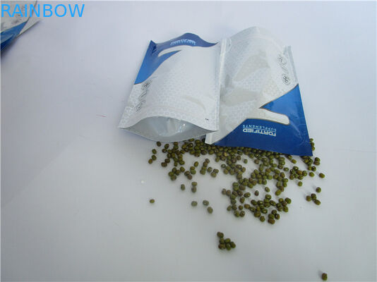 Sac réutilisable de paquet de nourriture de tirette de nutrition de poudre de protéine de lactalbumine