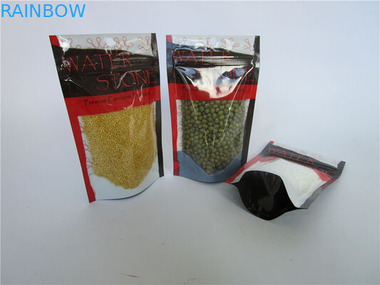 La coutume a imprimé la sucrerie/le sac gommeux en plastique emballage de Jelly Bean avec la fenêtre