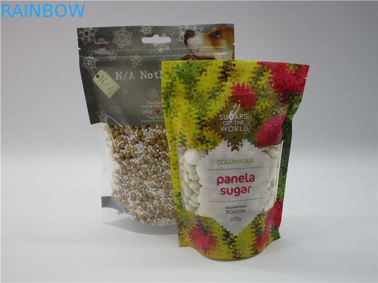 sac nutritionnel de mylar d'aluminium de nourriture de sac d'emballage de supplément avec la serrure de tirette pour la poudre de protéine