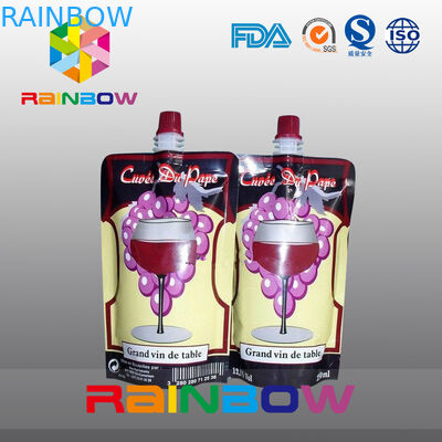 L'aliment pour bébé réutilisable met en sac/l'emballage poche d'aliment pour bébé avec le tube et la cuillère de bec