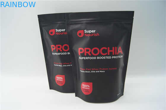 sac de papier de Brown emballage de sac d'emballage alimentaire de tirette d'OEM de 600g 1kg avec la fenêtre/tirette