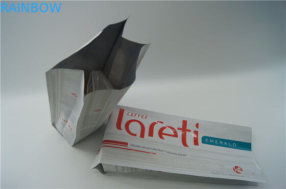 Customzied dégrossissent des sacs d'emballage de café de gousset pour le cafè moulu avec la valve