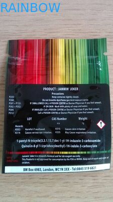 Sac de fines herbes zip-lock d'emballage d'encens d'impression colorée pour le joker de 1g Jammin