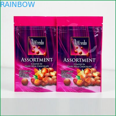 Fait sur commande tenez le sac de tirette avec le logo pour le sac de chocolat/emballage de chocolat