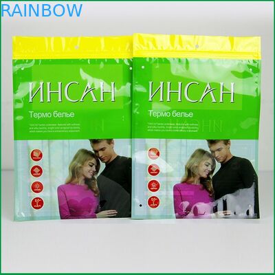 Sachets en matière plastique zip-lock faits sur commande empaquetant le sac de conditionnement en plastique de T-shirt pour des vêtements