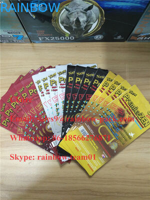 Emballage de boursouflure masculin de carte de pilule d'amélioration d'or de PremierZen en stock avec l'effet 3D