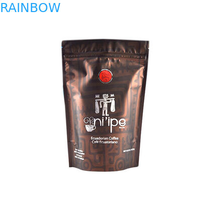Keny Ouganda Ethiopie les sachets en matière plastique de 250 grammes 500gram empaquetant, couleur multiple tiennent des poches de café
