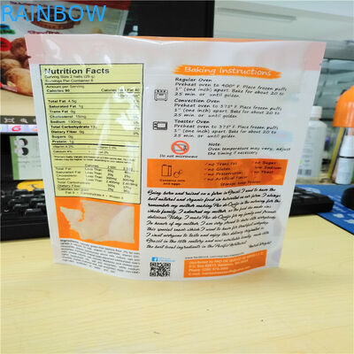 Sachets en matière plastique de fromage de logo fait sur commande brésilien mexicain de souffle empaquetant les puces brésiliennes de fromage de biscuits de souffle de fromage