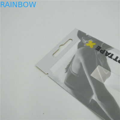 Sachets en matière plastique ouverts inférieurs accrochants empaquetant, coutume latérale de poche du joint trois imprimée