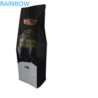 La coutume a imprimé le paquet 500g 1kg de vente en gros rayé par aluminium latéral de sac de café de gousset