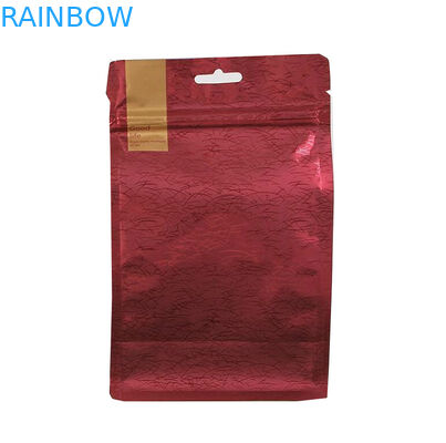 Sac plat d'emballage de café du fond de bloc de papier d'aluminium de lien en gros de bidon avec la valve 500g 1kg de décarburation