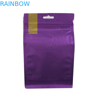 Sac plat d'emballage de café du fond de bloc de papier d'aluminium de lien en gros de bidon avec la valve 500g 1kg de décarburation