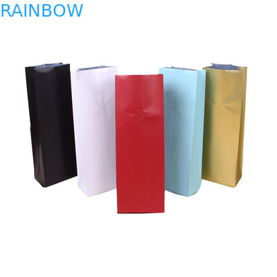 sachets en matière plastique moulus rôtis par 500g de soudure à chaud empaquetant le sac de café avec le lien de valve et de bidon