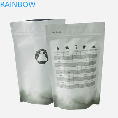 L'aluminium mat fait sur commande rescellable de la catégorie comestible 100g de GV tiennent la poche zip-lock pour des écrous