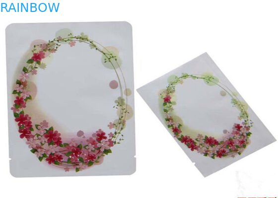 Sachets en matière plastique d'impression faite sur commande empaquetant, couleur de l'emballage alimentaire CMYK de soudure à chaud