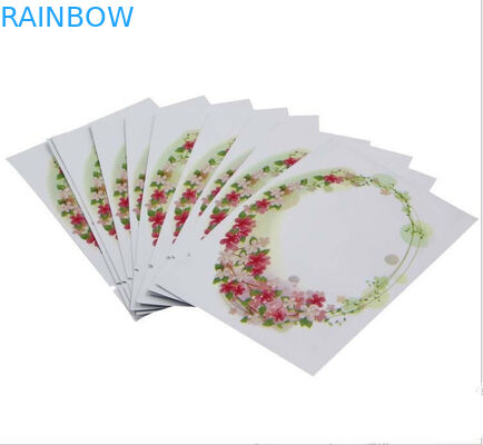 La coutume a imprimé le sac blanc de conditionnement en plastique d'échantillon de couleur scellé trois par côtés pour le masque protecteur