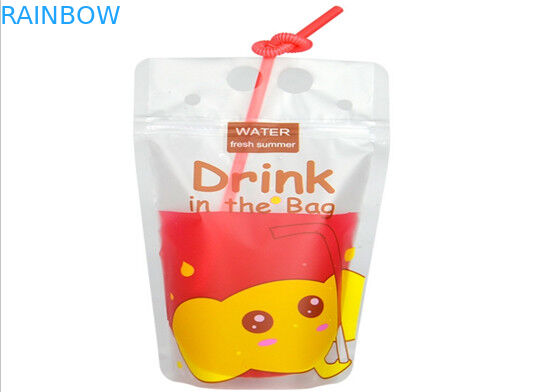 L'empaquetage de niveau de sachets en matière plastique de sécurité alimentaire se lèvent pour le lait/thé/jus
