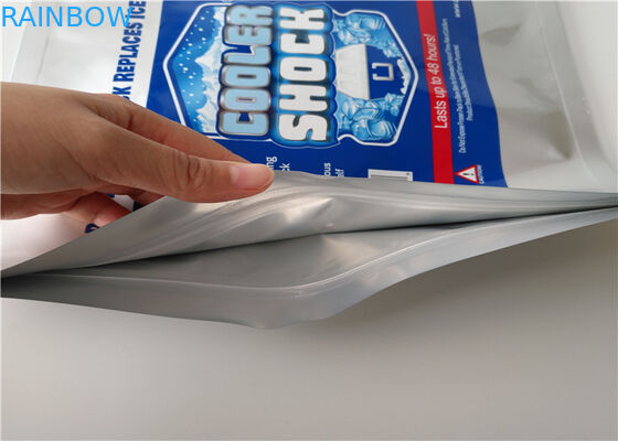 Les fruits de mer de supermarché portent des fruits sac plus frais isolé jetable de sac/glace de papier d'aluminium