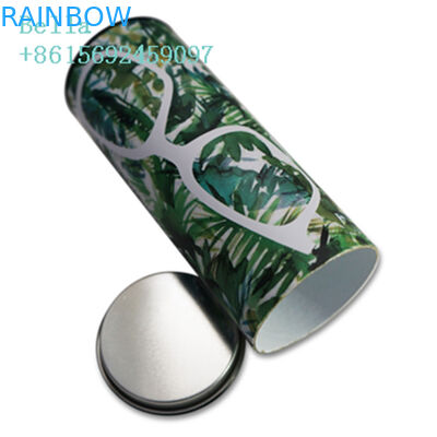 Boîte de papier ronde empaquetant les boîtes rondes de poudre de fantaisie de cadeau d'emballage de boîte de papier