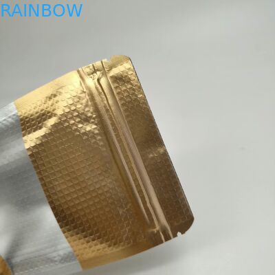 En aluminium tenez le logo 200g/250g de poches adapté aux besoins du client pour des grains de café