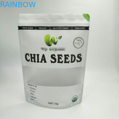 Les sachets en matière plastique adaptés aux besoins du client de taille empaquetant, tiennent le sac de papier d'aluminium