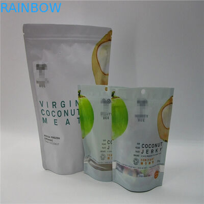 Sachets en matière plastique de fenêtre transparente empaquetant pour le sachet de sucre de noix de coco