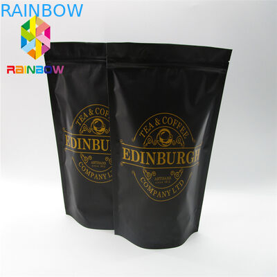 L'empaquetage stratifié de sachets en matière plastique de papier d'aluminium, thermoscellé tiennent des sacs avec la valve