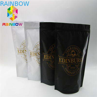 L'empaquetage stratifié de sachets en matière plastique de papier d'aluminium, thermoscellé tiennent des sacs avec la valve