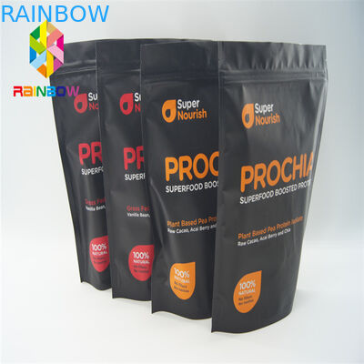 L'impression adaptée aux besoins du client tiennent des entailles de larme de sacs pour des casse-croûte/sucrerie/biscuits