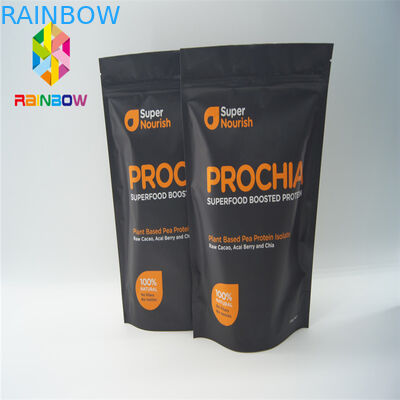 L'impression adaptée aux besoins du client tiennent des entailles de larme de sacs pour des casse-croûte/sucrerie/biscuits