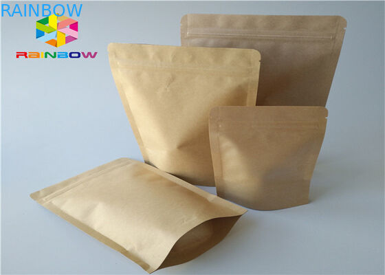 Le papier d'emballage imprimé adapté aux besoins du client zip-lock tiennent le sac de conditionnement en plastique de casse-croûte de boeuf séché de poche avec la fenêtre claire