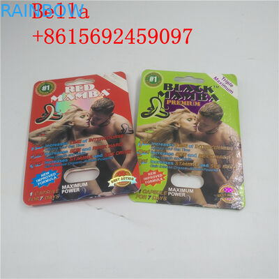 emballage olographe de carte de la boursouflure 3D