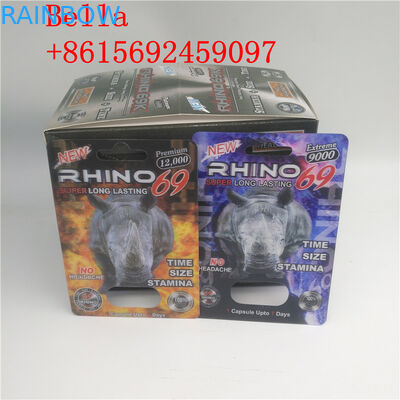 Emballage de carte de boursouflure de pilule de sexe de Hardsteel EXtacy