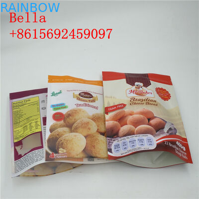 L'emballage de casse-croûte de serrure de fermeture éclair met en sac la MANIE de GV diplôméee avec le fond clair