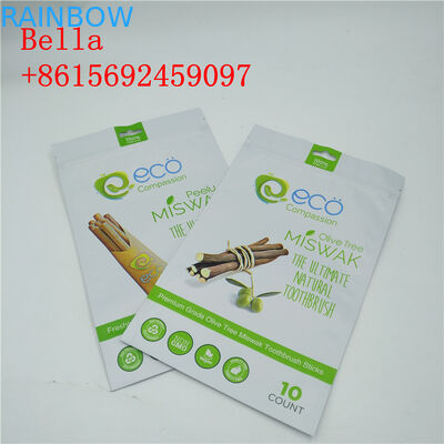 Résistance zip-lock de piqûre de preuve de lumière d'emballage de sac de casse-croûte de finition de Matt