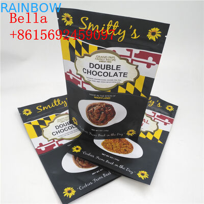 Résistance zip-lock de piqûre de preuve de lumière d'emballage de sac de casse-croûte de finition de Matt