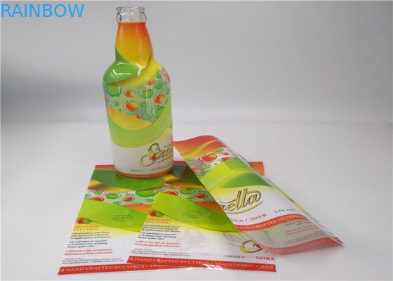 Labels imperméables adhésifs de douille de rétrécissement