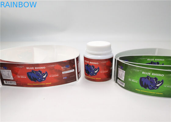 Labels imperméables adhésifs de douille de rétrécissement