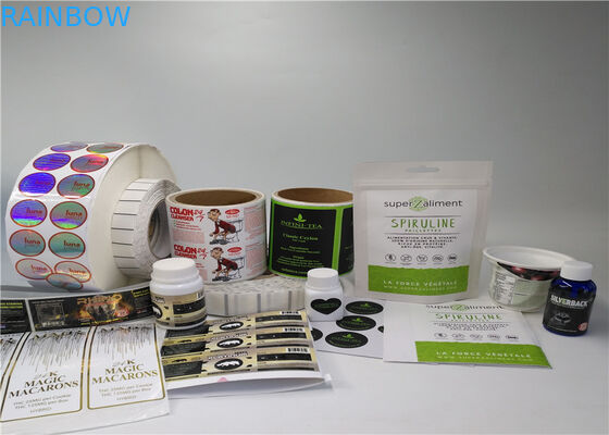 Labels imperméables adhésifs de douille de rétrécissement