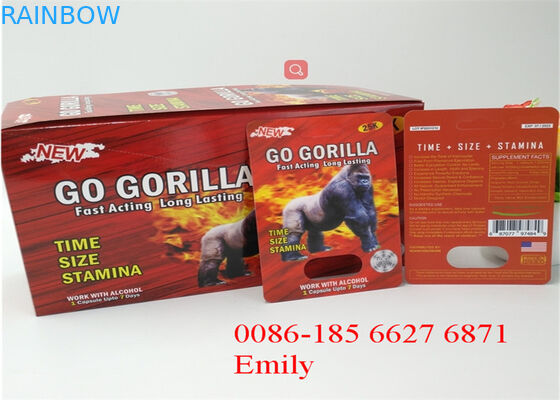 Taille adaptée aux besoins du client en plastique d'emballage de boursouflure d'impression UV pour les pilules médicinales