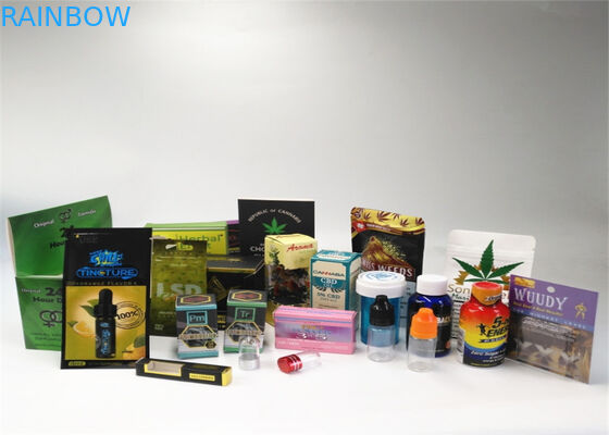 Matériel mat de empaquetage de l'encens de fines herbes OPP de papier d'aluminium avec la couleur transparente