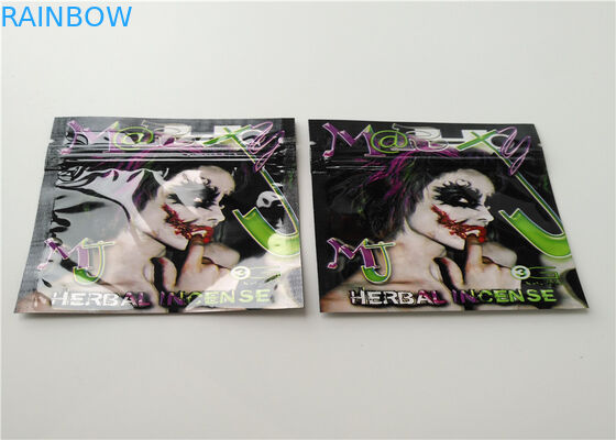 Matériel mat de empaquetage de l'encens de fines herbes OPP de papier d'aluminium avec la couleur transparente