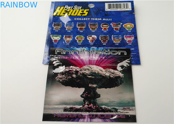 Matériel mat de empaquetage de l'encens de fines herbes OPP de papier d'aluminium avec la couleur transparente