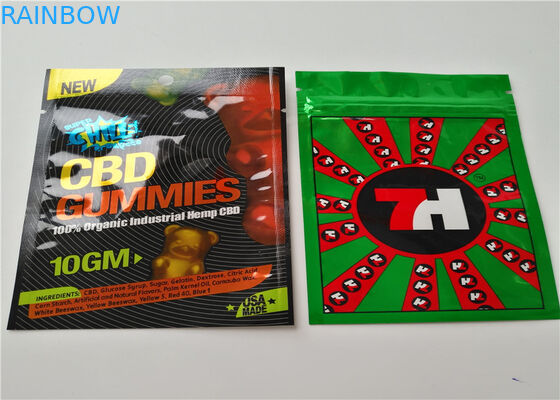 Matériel mat de empaquetage de l'encens de fines herbes OPP de papier d'aluminium avec la couleur transparente