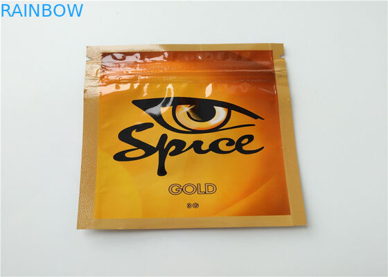 Matériel mat de empaquetage de l'encens de fines herbes OPP de papier d'aluminium avec la couleur transparente