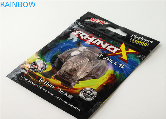 Matériel mat de empaquetage de l'encens de fines herbes OPP de papier d'aluminium avec la couleur transparente