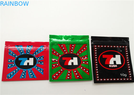 Matériel mat de empaquetage de l'encens de fines herbes OPP de papier d'aluminium avec la couleur transparente