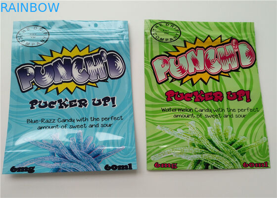 Matériel mat de empaquetage de l'encens de fines herbes OPP de papier d'aluminium avec la couleur transparente